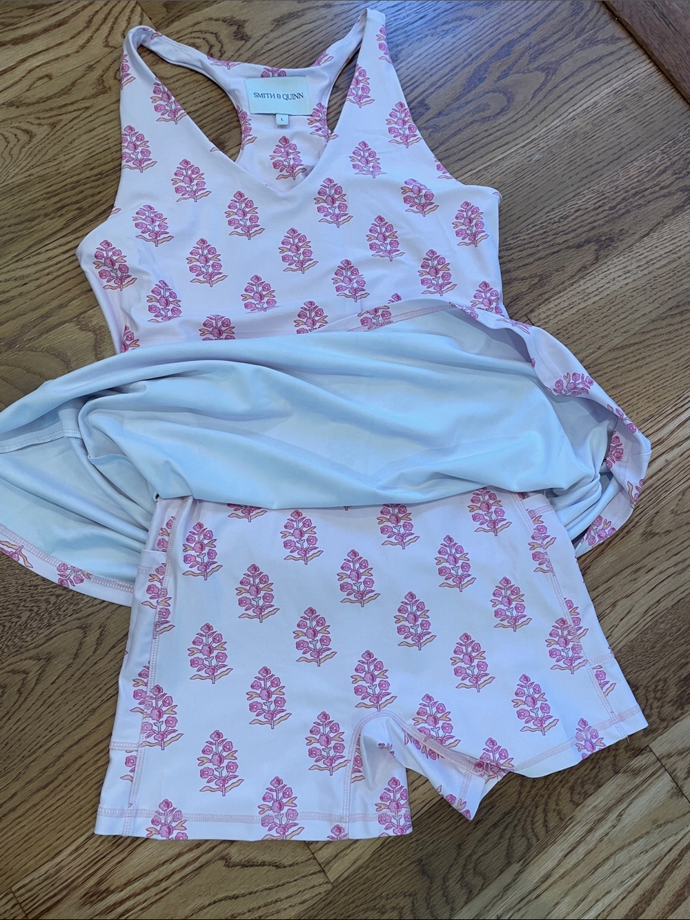 Smith & Quinn Pink Floral Racerback Mini Dress - Picture 3 of 4